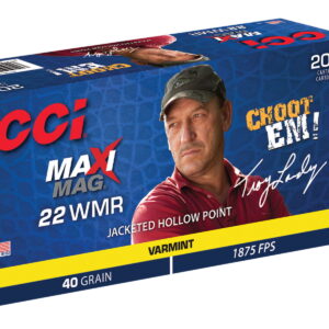 CCI 958 Maxi-Mag Varmint 22WMR 40gr Jacketed Hollow Point 200 Per Box/10 Case