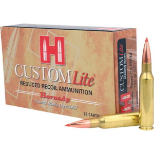 Hornady 80572 Custom Lite 7mm-08 Rem 120 gr Super Shock Tip 20 Per Box/10 Case