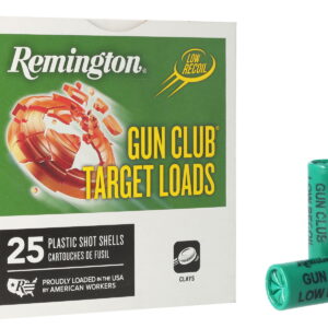 Remington Ammunition 20241 Gun Club 12 Gauge 2.75" 1 oz 8 Shot 25 Per Box/10 Cs