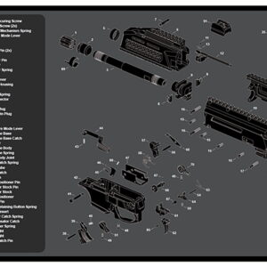 TekMat TEKR36CZSCORPION CZ Scorpion EVO 3 Cleaning Mat CZ Scorpion EVO 3 Parts Diagram 12" x 36"
