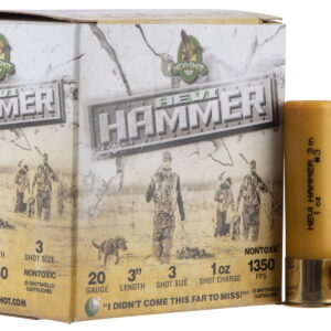 HEVI-Shot HS29003 HEVI-Hammer 20 Gauge 3" 1 oz 3 Shot 25 Per Box/10 Case