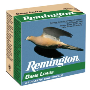 Remington Ammunition 20028 Game Load 12 Gauge 2.75" 1 oz 6 Shot 25 Per Box/10 Cs