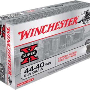 Winchester Ammo USA4440CB Super X Cowboy Action 44-40 Win 225 gr Lead Flat Nose 50 Per Box/10 Case