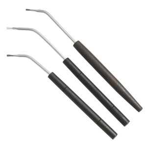 Birchwood Casey 41108 Angled Cleaning Brushes Bronze/Nylon/Stainless Steel Bristles 3 Pack