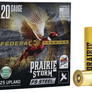 Federal PFSX207FS4 Premium Prairie Storm FS 20Gauge 3" 7/8oz 4Shot 25 Per Box/10 Case