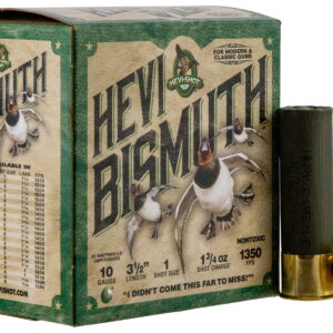HEVI-Shot HS15501 HEVI-Bismuth 10 Gauge 3.50" 1 3/4 oz Bismuth 1 Shot 25 Per Box/10 Case