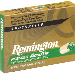 Remington Ammunition 20496 Premier AccuTip 20 Gauge 2.75" Sabot Slug Shot 5 Per Box/20 Cs