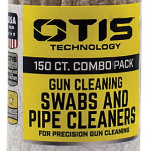 Otis FG241857 Swabs & Pipe Cleaners Combo Pack Cotton/Wood 6" Long 100 Swabs/50 Pipe Cleaners Includes Reusable Storage Tube