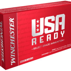 Winchester Ammo RED45 USA Ready 45 ACP 230 gr Full Metal Jacket Flat Nose 50 Per Box/10 Case