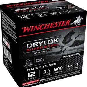 Winchester Ammo XSC12LT Drylok Super Steel Magnum 12 Gauge 3.50" 1 9/16 oz T Shot 25 Per Box/10 Case