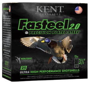 Kent Cartridge K1235FS403 Fasteel 2.0 12 Gauge 3.50" 1 3/8 oz 3 Shot 25 Per Box/10 Case