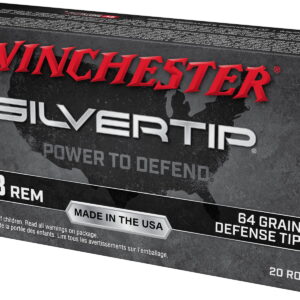Winchester Ammo W223ST Silvertip 223 Rem 64 gr Defense Tip 20 Per Box/10 Case