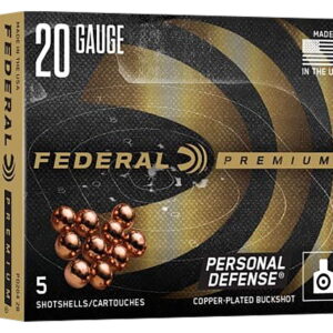Federal PD2042B Premium 20Gauge 2.75" 2BuckShot 5 Per Box/10 Case