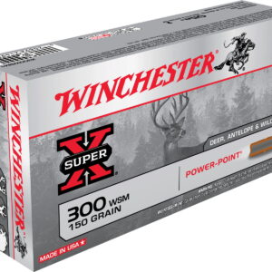 Winchester Ammo X300WSM1 Super X 300 WSM 150 gr Power Point 20 Per Box/10 Case