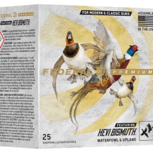 Federal PHBX2445 Premium HEVI-Bismuth 20Gauge 3" 1 1/8oz 5Shot 25 Per Box/10 Case