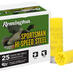 Remington Ammunition 20009 Sportsman Hi-Speed Steel 20 Gauge 2.75" 3/4 oz 7 Shot 25 Per Box/10 Cs