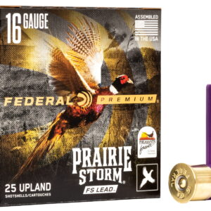 Federal PFX164FS6 Premium Prairie Storm FS 16Gauge 2.75" 1 1/8oz 6Shot 25 Per Box/10 Case