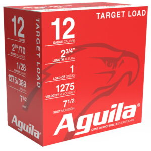 Aguila 1CHB1337 Target Load Competition 12Gauge 2.75" 1oz 7.5Shot 25 Per Box/10 Case
