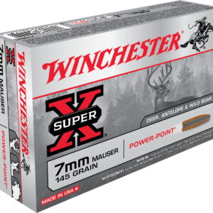Winchester Ammo X7MM1 Super X 7mm Mauser 145 gr Power Point 20 Per Box/10 Case