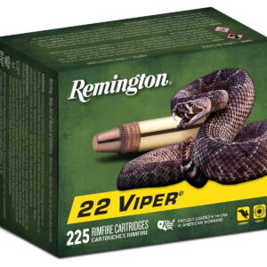 Remington Ammunition 21239 Viper 22 LR 36 gr Truncated Cone Solid 225 Per Box/10 Cs