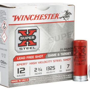 Winchester Ammo WE12GT7 Super X Xpert High Velocity 12 Gauge 2.75" 1 oz 7 Shot 25 Per Box/10 Case