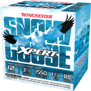 Winchester Ammo WXS12LBB Xpert Snow Goose High Velocity 12 Gauge 3.50" 1 3/8 oz BB Shot 25 Per Box/10 Case