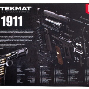 TekMat TEKR2019113D 1911 3D Ultra 20 Cleaning Mat 1911 Parts Diagram 15" x 20"