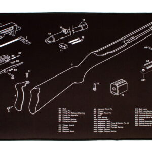 TekMat TEKR441022 Ruger 10-22 Ultra 44 Cleaning Mat Ruger 10-22 Parts Diagram 15" x 44"