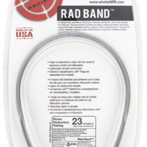 Radians RB1150 Rad-Band 23 dB Behind The Neck Gray Adult 1 Pair