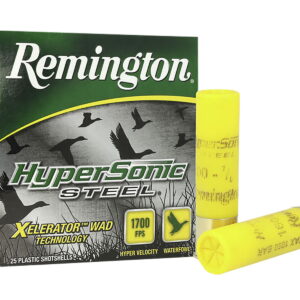 Remington Ammunition 26823 HyperSonic Steel 20 Gauge 3" 7/8 oz 2 Shot 25 Per Box/10 Cs