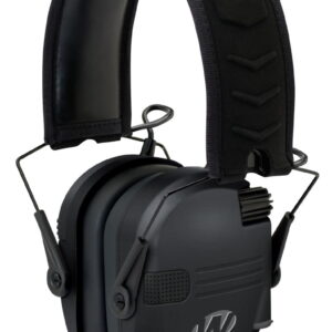 Walker's GWPRSEM Razor Slim Electronic Muff 23 dB Over the Head Black Polymer