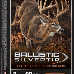 Winchester Ammo SBST708 Ballistic Silvertip 7mm-08 Rem 140 gr Rapid Controlled Expansion Polymer Tip 20 Per Box/10 Case