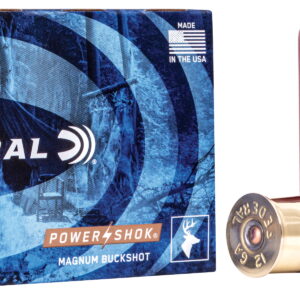 Federal F1314B Power-Shok Magnum 12Gauge 3" 41Pellets 1 15/16oz 4BuckShot 5 Per Box/50 Case