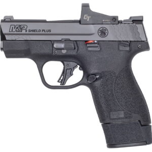 Smith & Wesson 14398 M&P9 Shield Plus 9mm Luger 10+1/15+1 3.10" Stainless Black Armornite Barrel/Slide Black Slim Textured Grip