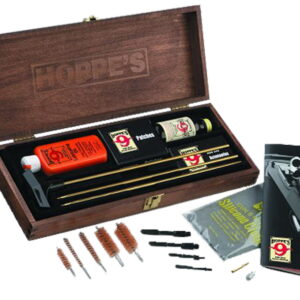 Hoppe's BUOX Deluxe Cleaning Kit Rifle/Shotgun/Pistol Wood Box