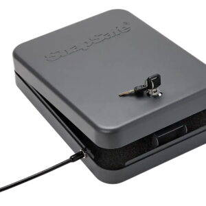 SnapSafe 75220 Lock Box 2XL Key Entry Black Steel 11.50" L x 8.50" W x 2.50" D