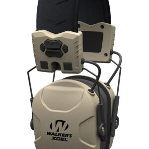 Walker's GWPXSEM XCEL 100 Advanced Digital Muff 26 dB Over the Head Gray/Black Polymer