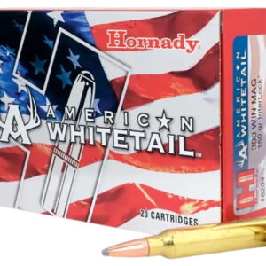 Hornady 8204 American Whitetail 300 Win Mag 150 gr InterLock Spire Point 20 Per Box/10 Case