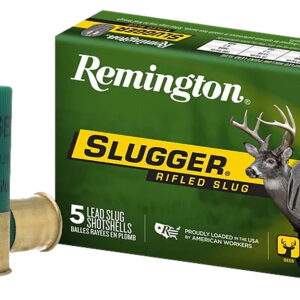 Remington Ammunition 20300 Slugger 12 Gauge 2.75" 1 oz Rifled Slug Shot 5 Per Box/50 Cs
