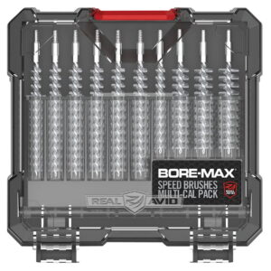 Real Avid AVBMSBS Bore-Max Speed Brush Set Multi-Caliber Nickel-Plated