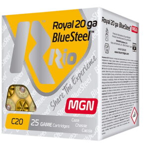 Rio Ammunition RBSM202 BlueSteel Royal 20 Gauge 3" 1 oz 2 Shot 25 Per Box/10 Case