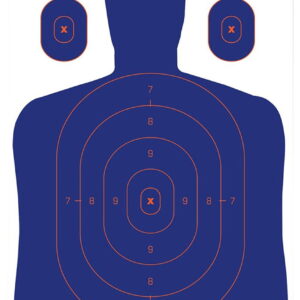 Birchwood Casey 35753 Dirty Bird Silhouette Tagboard Hanging 16.50" x 24" Blue/Orange 3 Per Pkg