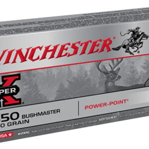 Winchester Ammo X4501 Power-Point 450 Bushmaster 260 gr Power Point 20 Per Box/10 Case