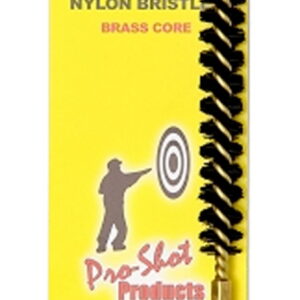 Pro-Shot 338NR Bore Brush .338 Cal Rifle #8-32 Thread Nylon Bristles Brass Core
