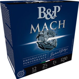 B&p Ammunition 12B1F2L7 Mach LV 12Gauge 2.75" 1oz 7.5Shot 25 Per Box/10 Case