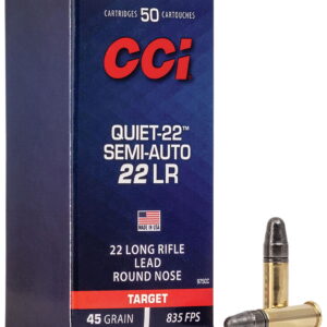 CCI 975CC Quiet-22 22LR 45gr Lead Round Nose 50 Per Box/100 Case