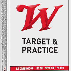 Winchester Ammo USA65CM USA 6.5 Creedmoor 125 gr Open Tip Range 20 Per Box/10 Case