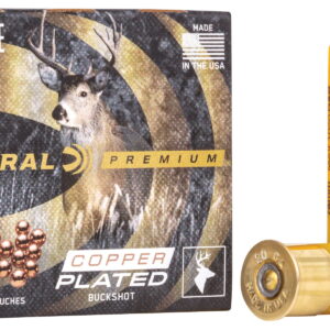 Federal P2582B Premium Magnum 20Gauge 3" 18Pellets 1 1/4oz 2BuckShot 5 Per Box/50 Case