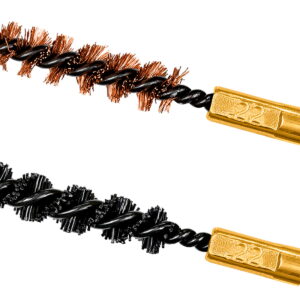 Otis FG322NB Bore Brush Set 5.56mm/22 LR/22-250/223 Cal 8-32" Thread 2" Long Bronze/Nylon Bristles 2 Per Pkg