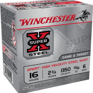 Winchester Ammo WE16GT6A Super X Xpert High Velocity 16 Gauge 2.75" 15/16 oz 6 Shot 25 Per Bx/ 10 Case
